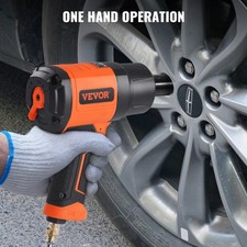Air Impact Wrench Square Drive 1400ft-lb Nut-busting Torque 90-120PSI