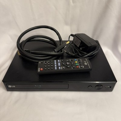 LG BP165 Region A Blu-Ray Disc/DVD Player, Remote, Power Cord, 4ft HDMI Cable