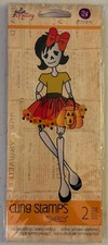 Julie Nutting Doll Stamp by Prima Marketing  Skelly Doll Cling Stamp  911621