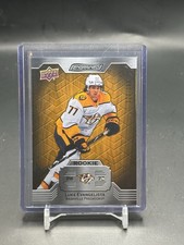 LUKE EVANGELISTA 23-24 ENGRAINED ROOKIE CARD /399 #111 NASHVILLE PREDATORS OAK R