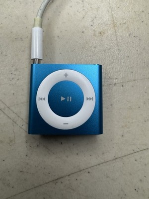 Apple iPod Shuffle 4th Generation BLUE 2GB Model A1373 Tested