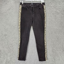 Judy Blue Jeans Womens 9/29 BLack Stretch Mid Rise Skinny Fit Read 