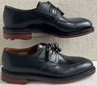 Silvano Lattanzi 1077 Ingrassato Nero Polished Calfskin Derbies UK 7.5 US 8.5 — photo 4