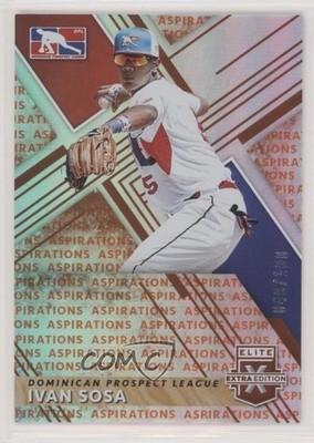 2019 Panini Elite Extra Edition Aspirations Orange 149/100 Ivan Sosa #210 02d2