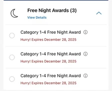 Hyatt Free Night Award Cat 1-4 3-in-1 bundle Expires Dec 28, 2025