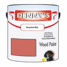 Dennys Wood Decking Paint - Powerline Red