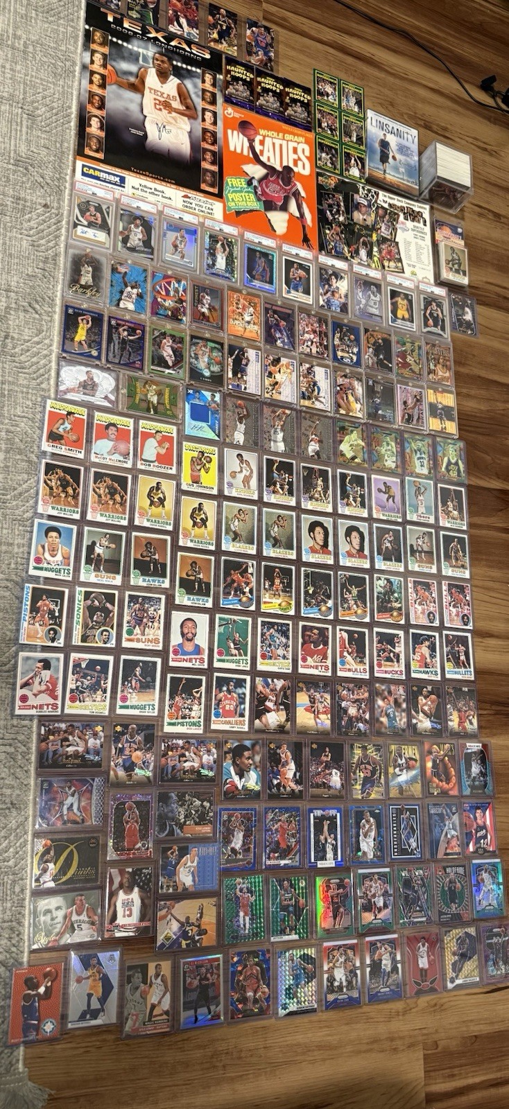 NBA COLLECTION 300+ Cards, 10 PSA 9/10, MJ Set, 70s Vintage, Rare 90s Inserts