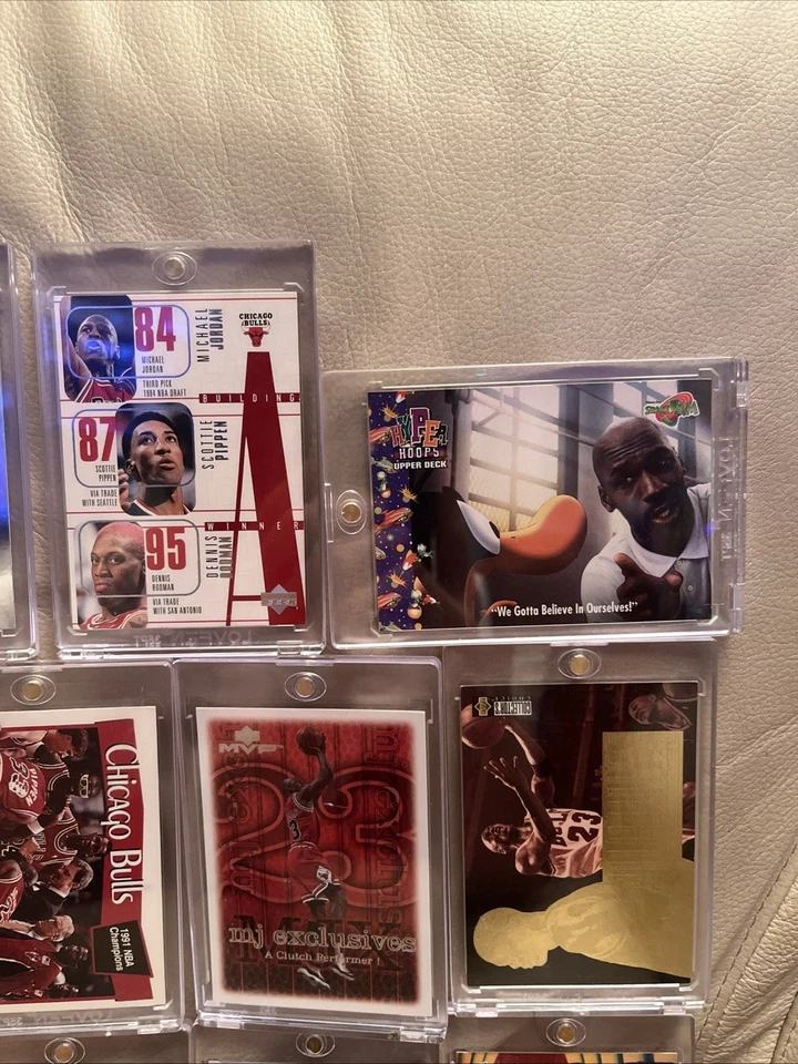 Michael Jordan 14 Card Lot | AW1,UNC Finest,Space Jam,SkyLights,90s Hoops - Image 3 of 4