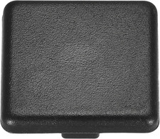 Standard Plastic Square Aluminum Extrusion End Cap Black 40X40Mm 20Pcs