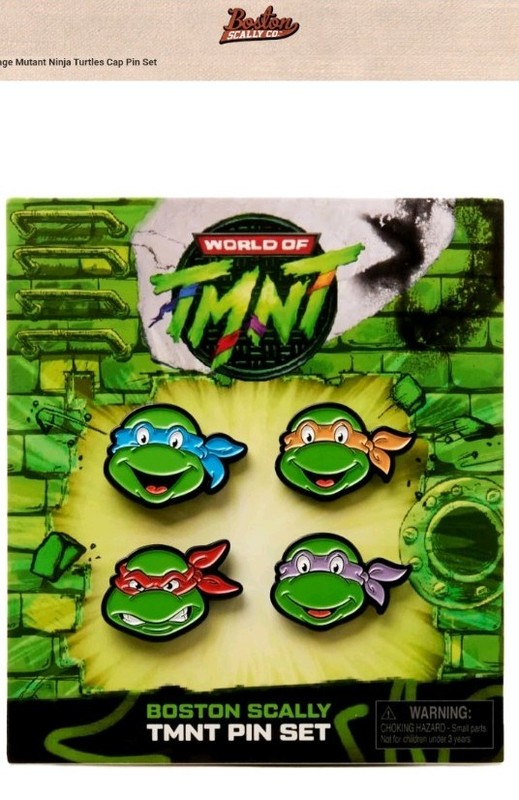 Boston Scally Teenage Mutant Ninja Turtles Limited Edition Pin Set