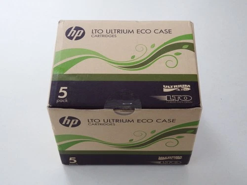 Box of 5 x HP LTO-3 Data Tapes/Cartridges 400GB/800GB C7973AG C7973A ECO CASE