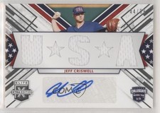 2019 Panini Elite Extra Edition Black 44/99 Jeff Criswell #USMS-JC Auto 4l3