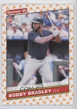 2020 Panini Donruss Retro 1986 Variations On Fire 31/75 Bobby Bradley #242 1u6