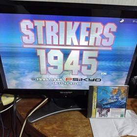 STRIKERS 1945 Sega Saturn Software Excellent Condition Japanese version 27a