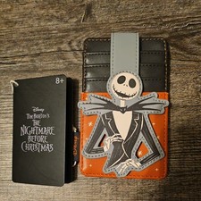 Tarjetero Loungefly Disney Pesadilla antes de Navidad Jack Skellington Nuevo con etiquetas