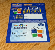 Vintage 2004 TOYS R US Gift Card W/ Hanger Card (NO VALUE) Collectible #4