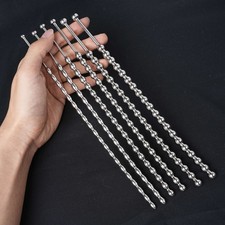 Long Plugs Urethral Stretcher Stainless Steel Beads Rod Dilator Sounding Enhance