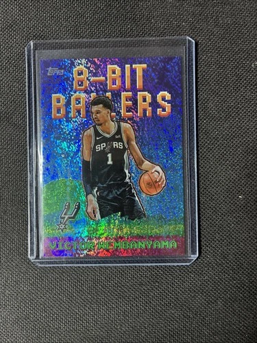 2025-26 Topps 8-Bit Ballers Victor Wembanyama #8B-4 Green Holofoil #68/99