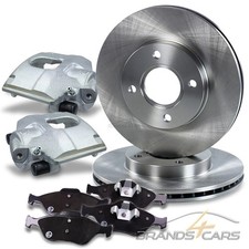 ATEC 2x BREMSSCHEIBE Ø258+BELÄGE+BREMSSATTEL VORN FÜR FORD FIESTA 4 5 KA MAZDA 2