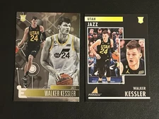 Lot of 2 Walker Kessler Panini Chronicles Rookie Cards
