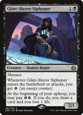 Glint-Sleeve Siphoner #62 - Aether Revolt Rare Sinlge Magic: The Gathering
