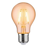 Paulmann Led Filament Leuchtmittel Birnenform A60 1,1W E27 Klar 100Lm Orange