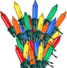 Mudder 100 Count Christmas Tree Lights Replacement Bulbs Mini Incandescent Chris