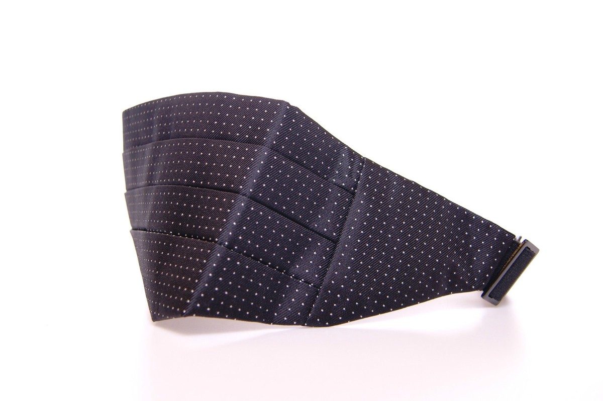 DOLCE & GABBANA Cummerbund Black Waist Smoking Tuxedo Belt s