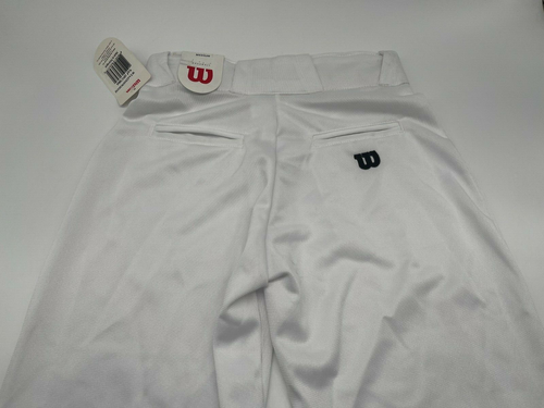 Wilson Relaxed Fit Baseball Hose Jungen Jugend Größe MED weiß 26x24 - Bild 6 von 8