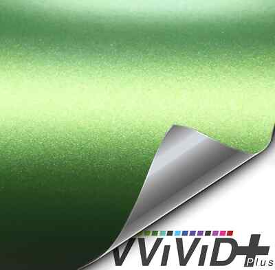 VViViD KFZ-VINYLFOLIE MATT GRÜN METALLIC (GEIST) / LIEFERUNG AM NÄCHSTEN TAG
