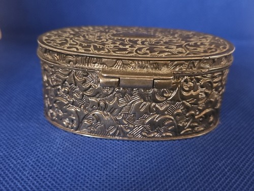 Jewlery Caskets Victoria 3 Silver Toned Velvet Lined Boxes - Picture 11 of 17