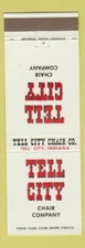 Matchbook Cover - Tell City Chair Company IN Furniture