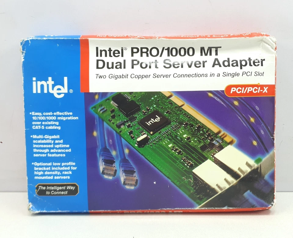 Intel Pro/1000 MT Dual Port Adattatore Server PCI / Pci-X Desktop Rete - Immagine 3 di 4