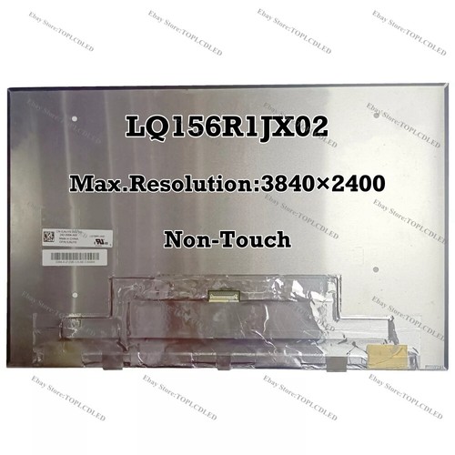 LQ156R1JX02 Screen LCD Replacement Panel 40 pins 3840*2400 4K Matrix NEW - 第 1/2 張圖片