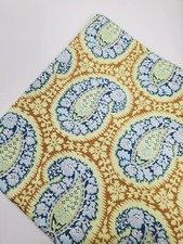 Amy Butler Fabric Blue Henna Paisley OOP Cotton Quilt Sew Craft FAT QUARTER NEW
