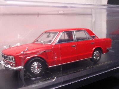 1/43 Nissan Laurel 1968 Red Scale Box Mini Car Display Diecast vol 45