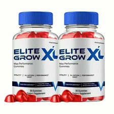 2-Pack Elite Grow XL Gummies for Men – Elite Grow Male Gummies - 120 Gummies