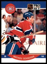 1990 Pro Set #158 Mathieu Schneider