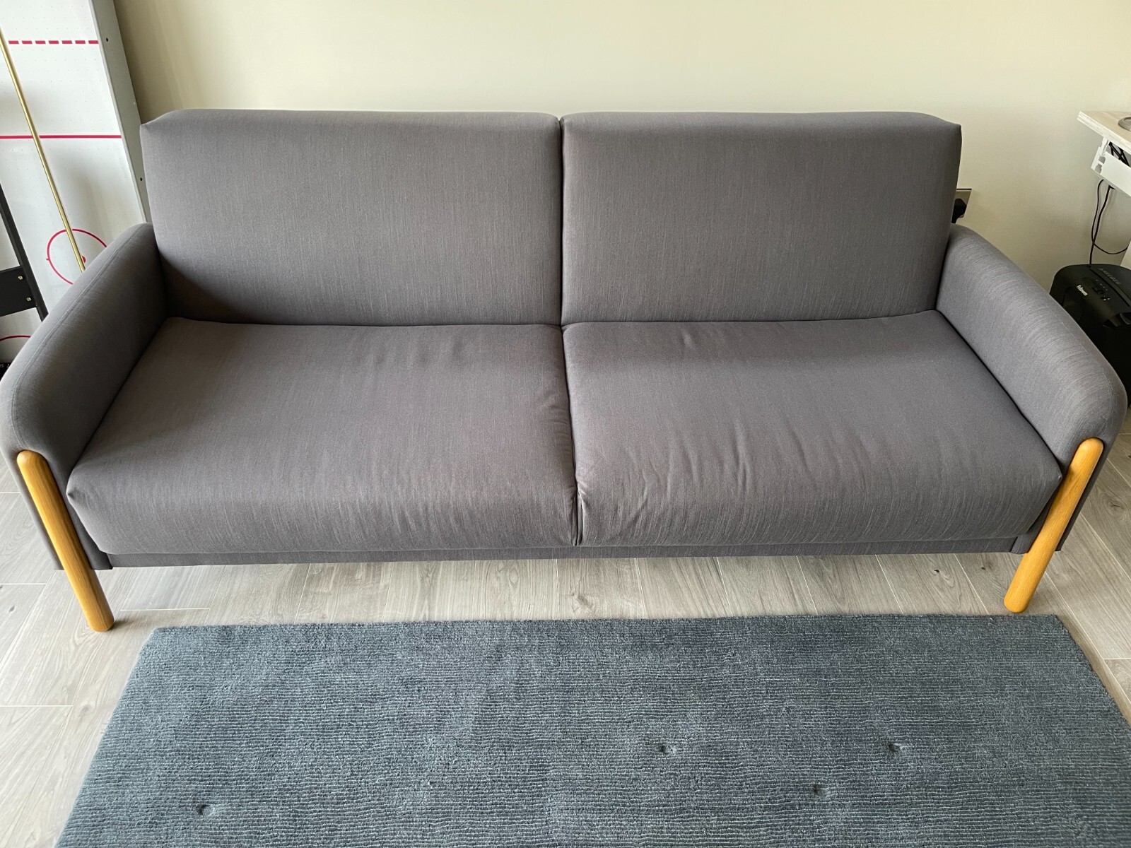 JOHN LEWIS SHOW WOOD SOFA BED GREY eBay
