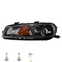 Scheinwerfer Links H7/H7/H3 FüR Fiat Punto 188_ 188AX Inkl. Osram Lampen