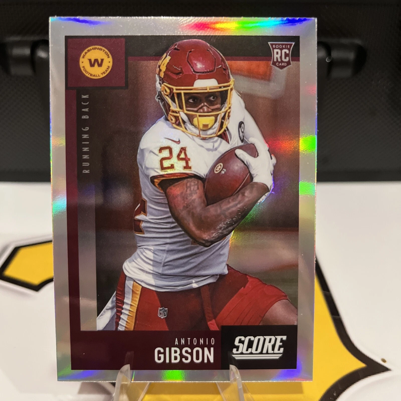 Antonio Gibson Panini Chronicles Score #456 Silver