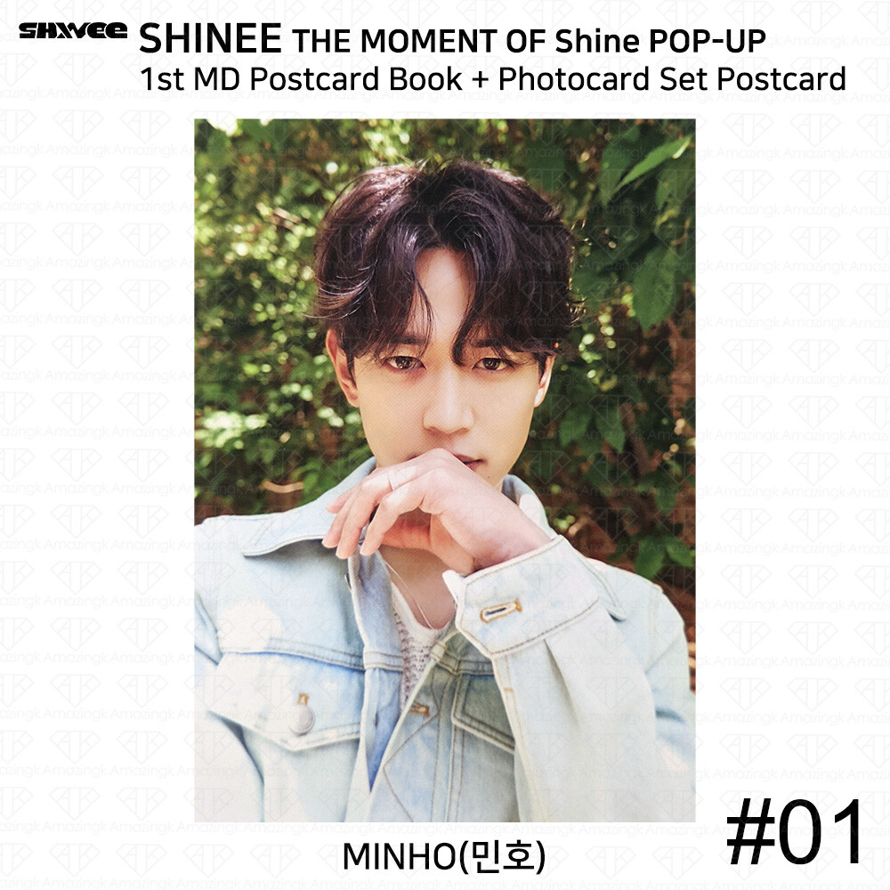 SHINee The Moment of Shine Pop Up 1st MD Postcard Book Onew Key