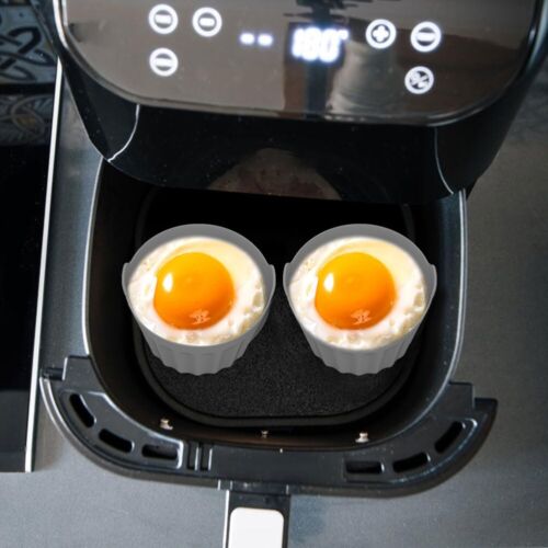Convenientes tazas de cocina de huevos para freidora de aire adecuadas para varios electrodomésticos - Imagen 1 de 16