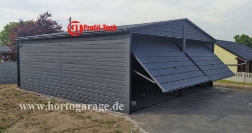 Metallgarage Blechgarage Zelthalle Mehrfachgarage Blechhalle Mehrzweckhalle KFZ. - Bild 2 von 3