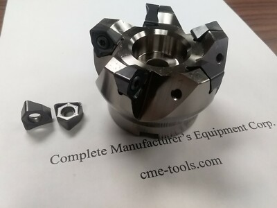 3'' 90 degree MFWN90 face mill, w. Kyocera WNMG080616 inserts 506-WNMG3