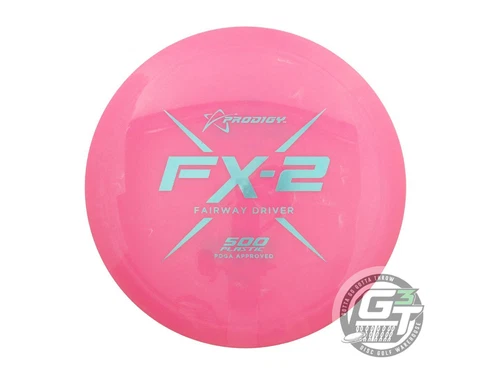 USED Prodigy Discs 500 FX2 174g Pink Aqua Foil Fairway Driver Golf Disc