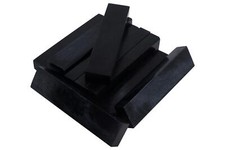 Bone Nut Blanks - Dyed Black - 2.22" x .47" x .25" - 10 pack
