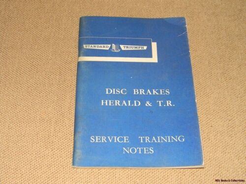 Standard Triumph Service Training 1961 Disc Brakes No T/SE 21 - Afbeelding 1 van 6