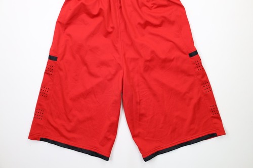 New Nike Dri-Fit Boys XL Vented Training Gym Basketball Shorts Red Polyester - Picture 10 of 10