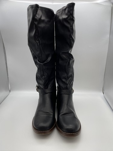 Xoxo Women’s Montclair Black Knee Riding Boots Size US 11M - Picture 6 of 16